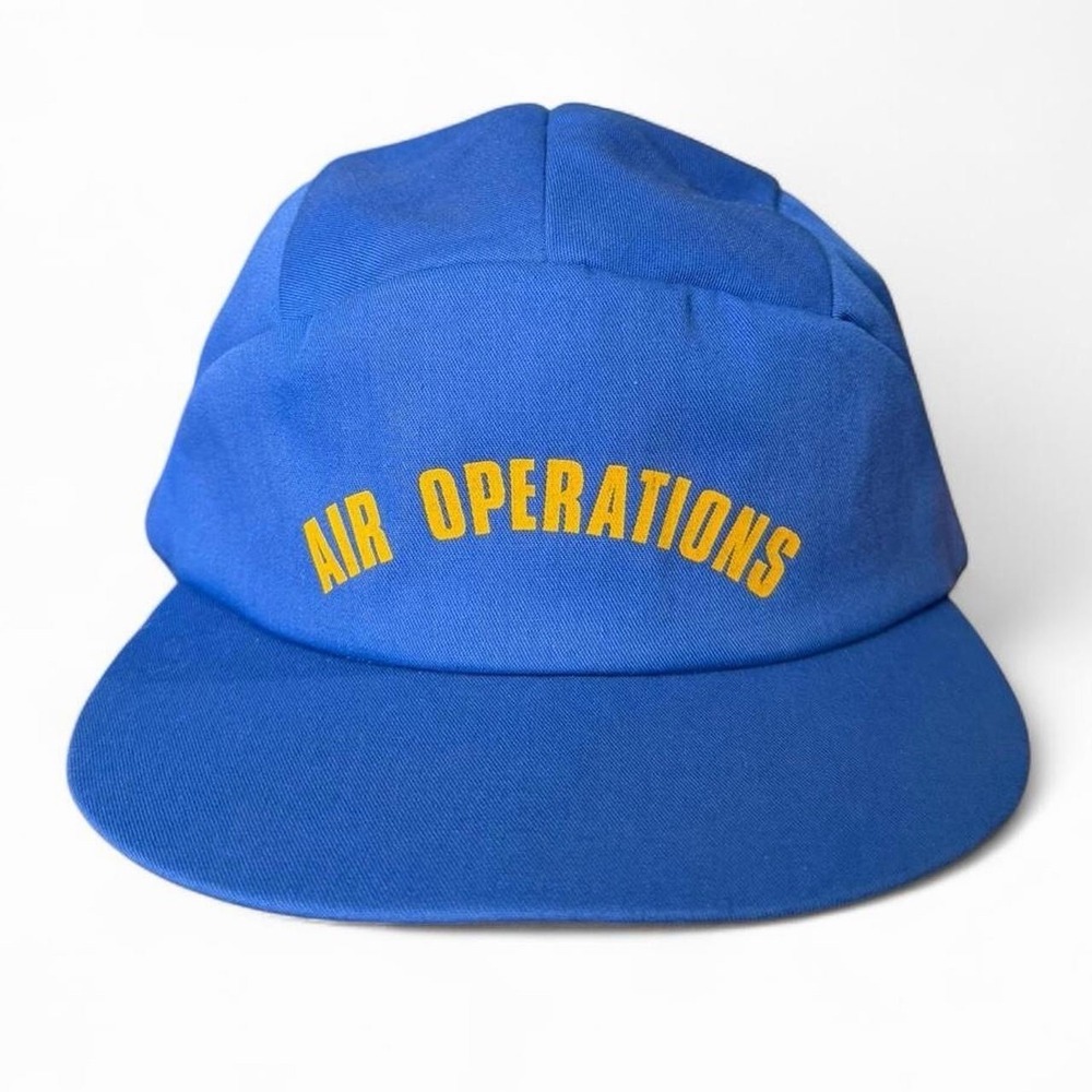 Vintage 5 Panel Air Force Operations Military Painters Cap Retro Hat 90s/80s